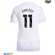 Ženski Nogometni dresi Manchester United Joshua Zirkzee #11 Gostujoči 2025-26 Kratek Rokav